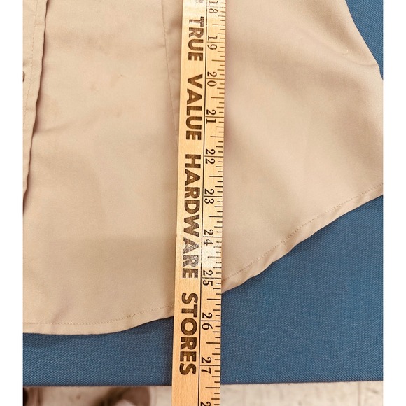 Vintage H Bar C California Ranchwear Western Pearl Snap Shirt Tan Mens 38 - Picture 4 of 7